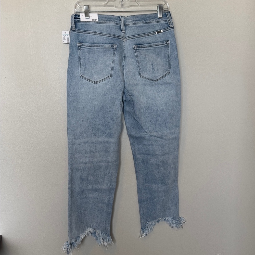 KanCan Maurices NWT Light Blue High Rise Ankle Straight Buttonfly Jeans - Picture 7 of 11